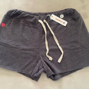 Sundry Tiny Heart Lounge Shorts